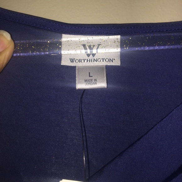 🛍🔵 Worthington Women’s Tunic - Picture 2 of 3